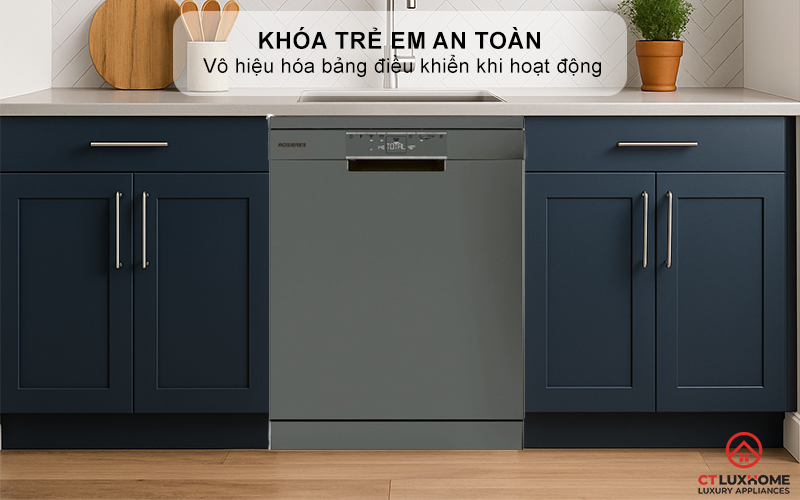 MÁY RỬA BÁT ĐỘC LẬP 16 BỘ ROSIERES RDPN 4S603PX-04 S603PX04 17