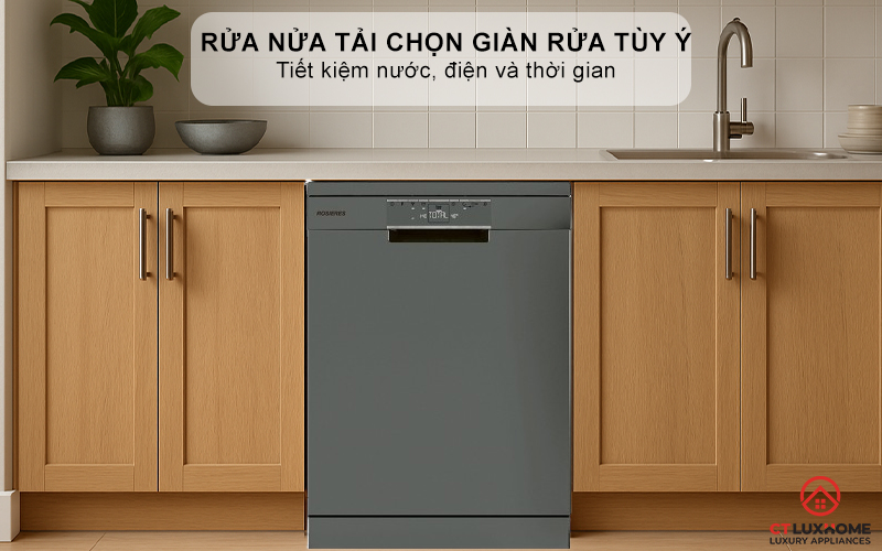 MÁY RỬA BÁT ĐỘC LẬP 16 BỘ ROSIERES RDPN 4S603PX-04 S603PX04 9