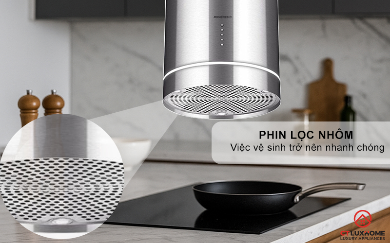 MÁY HÚT MÙI ỐC ĐẢO ROSIERES RDTI6500/1IN NGANG 35CM RDTI65001IN 6