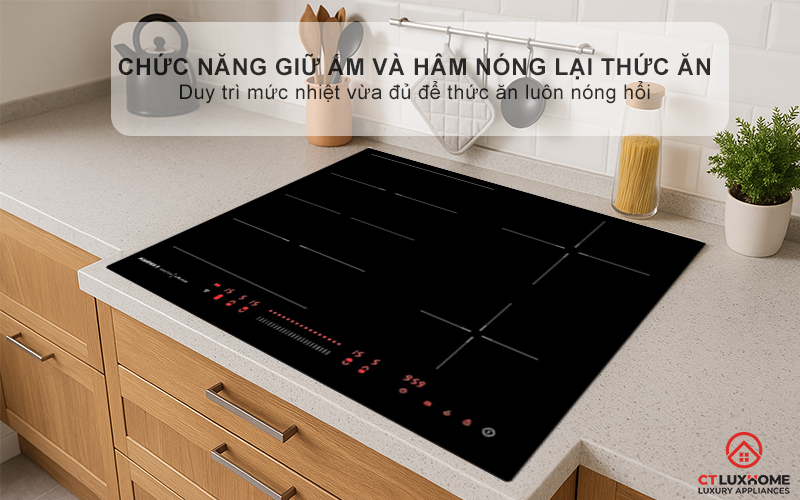 BẾP TỪ KHÔNG GIỚI HẠN VÙNG NẤU ROSIERES RES63E 7200W MÀU ĐEN 10