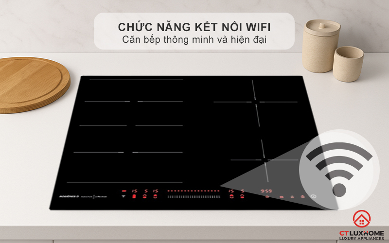 BẾP TỪ KHÔNG GIỚI HẠN VÙNG NẤU ROSIERES RES63E 7200W MÀU ĐEN 7