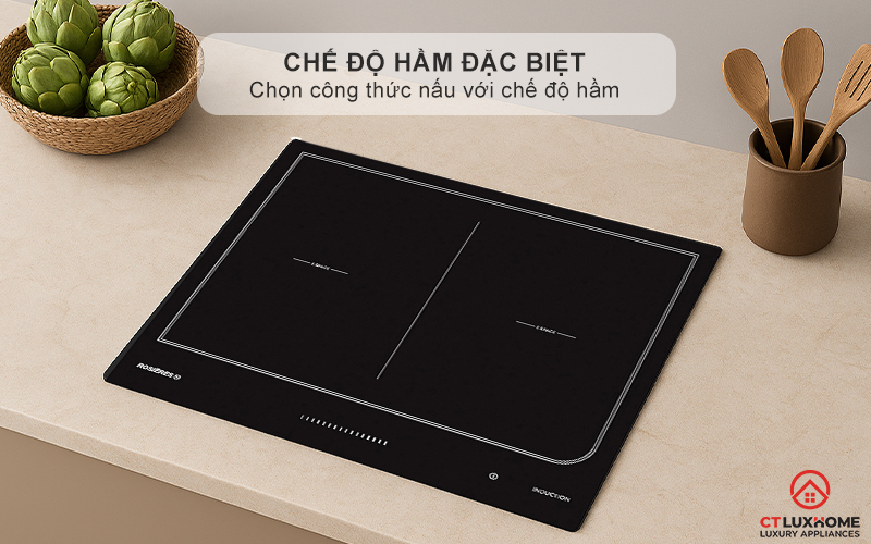BẾP TỪ KHÔNG GIỚI HẠN ÂM TỦ ROSIERES RES6D 7200W MÀU ĐEN 13