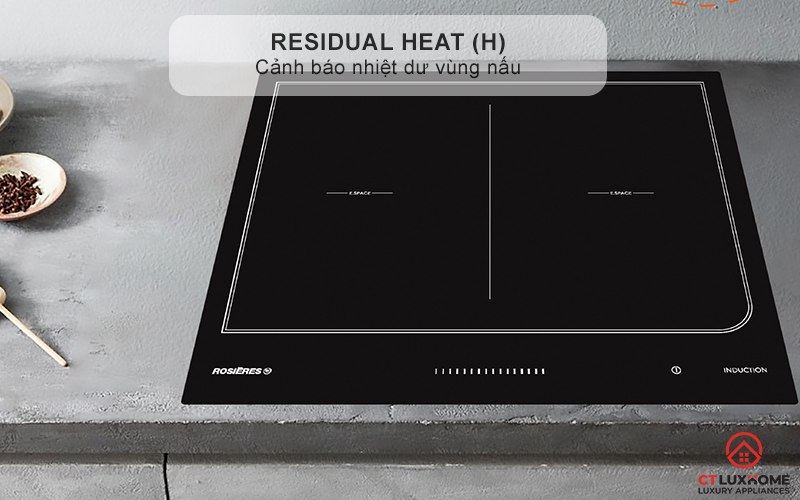 BẾP TỪ KHÔNG GIỚI HẠN ÂM TỦ ROSIERES RES6D 7200W MÀU ĐEN 7