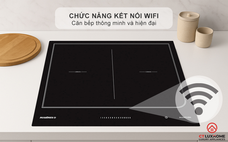 BẾP TỪ KHÔNG GIỚI HẠN ÂM TỦ ROSIERES RES6D 7200W MÀU ĐEN 8