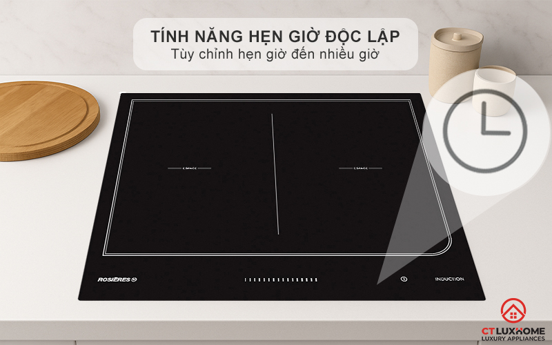 BẾP TỪ KHÔNG GIỚI HẠN ÂM TỦ ROSIERES RES6D 7200W MÀU ĐEN 10