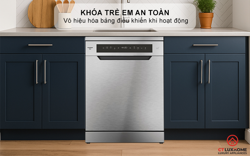 MÁY RỬA BÁT 14 BỘ  ROSIERES RF4C7F0W-04 RF4C7F0W04 16