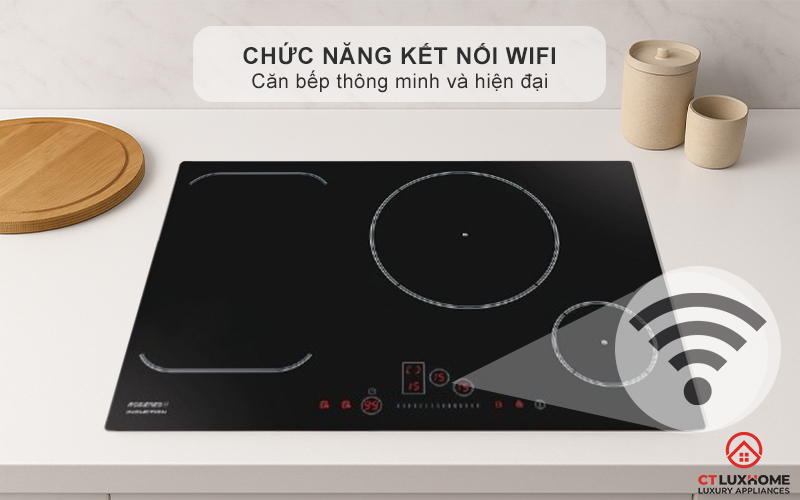 BẾP TỪ KHÔNG GIỚI HẠN 3 VÙNG NẤU ROSIERES RFI802 7200W MÀU ĐEN 8