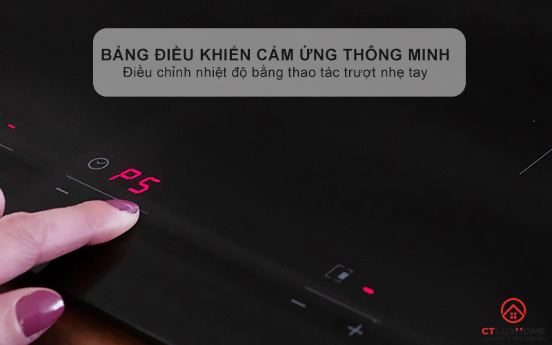 BẾP TỪ 3 VÙNG NẤU ROSIERES RID346BV 7200W MÀU ĐEN 4