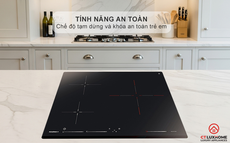 BẾP TỪ 3 VÙNG NẤU ROSIERES RISD3BC 7200W MÀU ĐEN 9