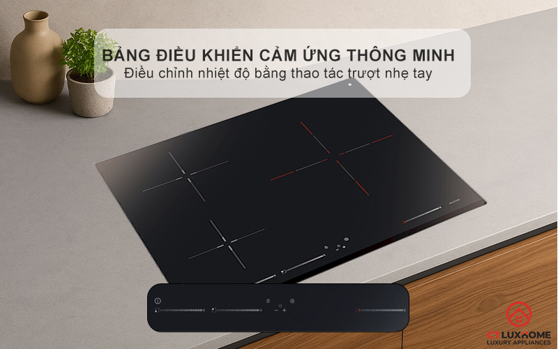BẾP TỪ 3 VÙNG NẤU ROSIERES RISD3BC 7200W MÀU ĐEN 4