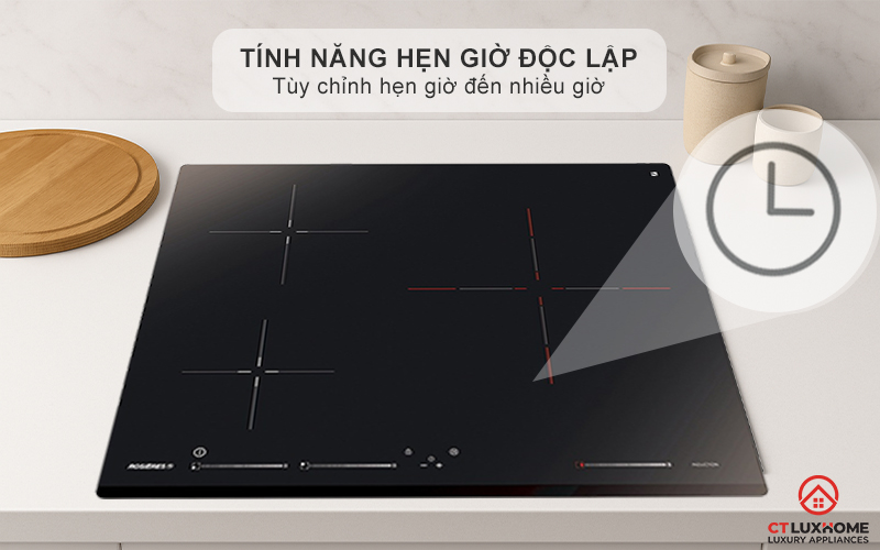 BẾP TỪ 3 VÙNG NẤU ROSIERES RISD3BC 7200W MÀU ĐEN 8
