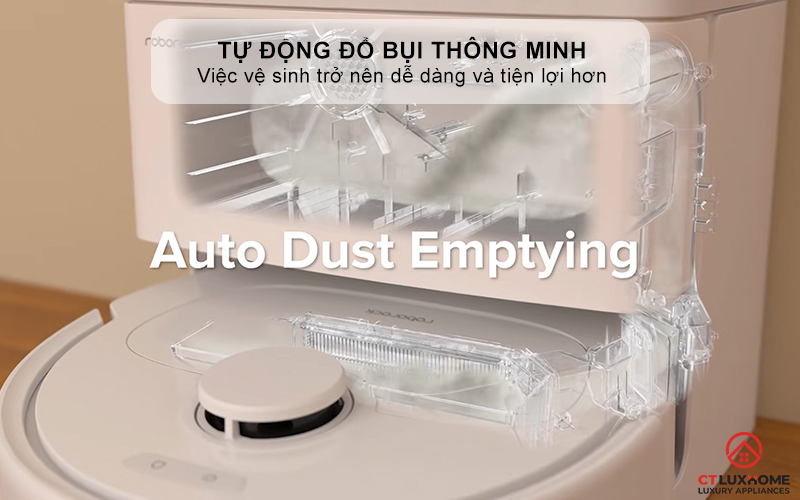 Tự động đổ bụi thông minh