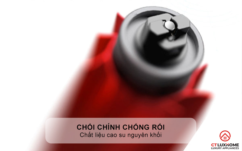 Chổi chính chống rối chất liệu cao su nguyên khối
