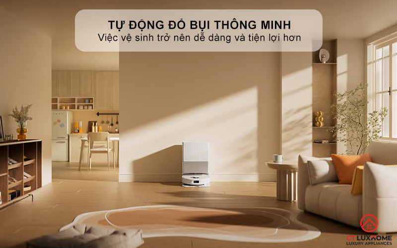 Tự động đổ bụi thông minh