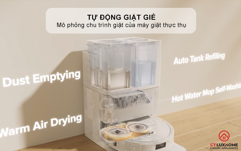 Tự động giặt giẻ