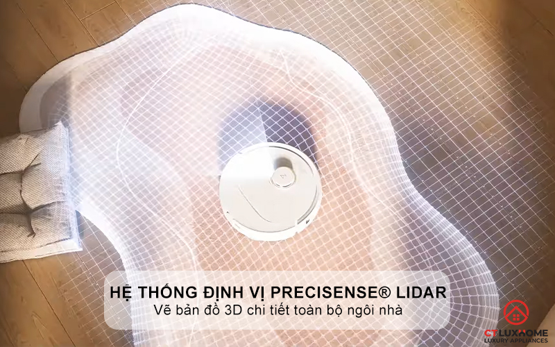 Vẽ bản đồ 3D ngôi nhà và hệ thống định vị PreciSense® LiDAR