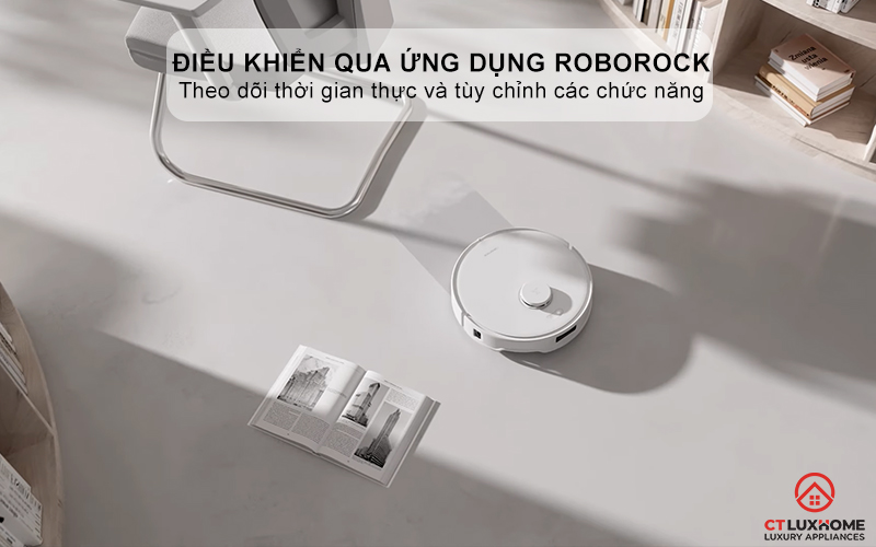 Điều khiển qua ứng dụng Roborock thông minh