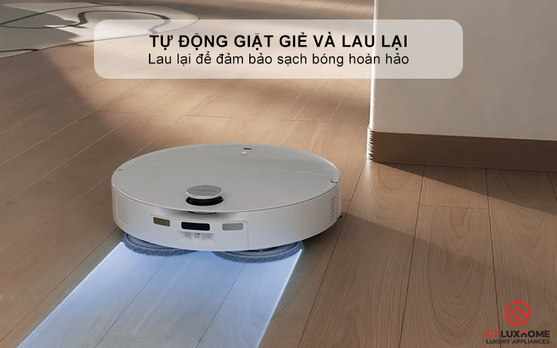 Tự động giặt giẻ và lau lại