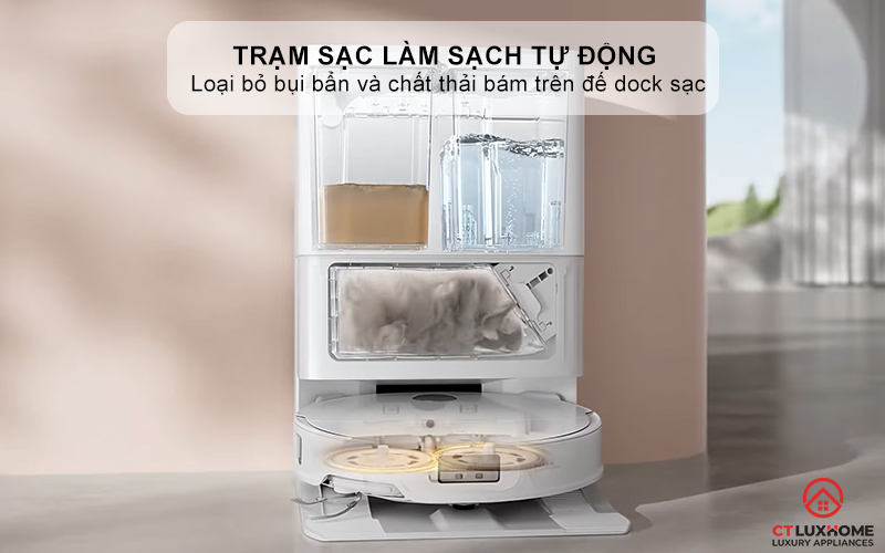 Trạm sạc làm sạch tự động