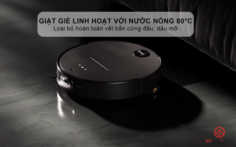 Giặt giẻ linh hoạt với nước nóng 80°C