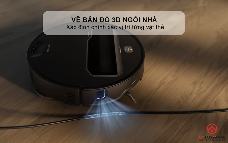 Vẽ bản đồ 3D ngôi nhà và xác định vị trí vật thể