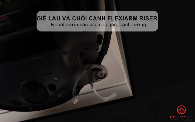 Giẻ lau và chổi cạnh FlexiArm Riser