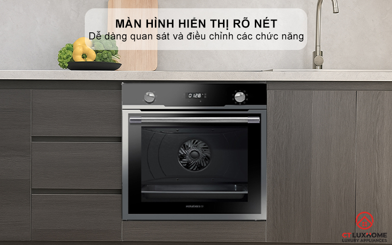 LÒ NƯỚNG ÂM TỦ  ROSIERES  RF697ZIN/E  70 LÍT MÀU ĐEN RF697ZINE 3