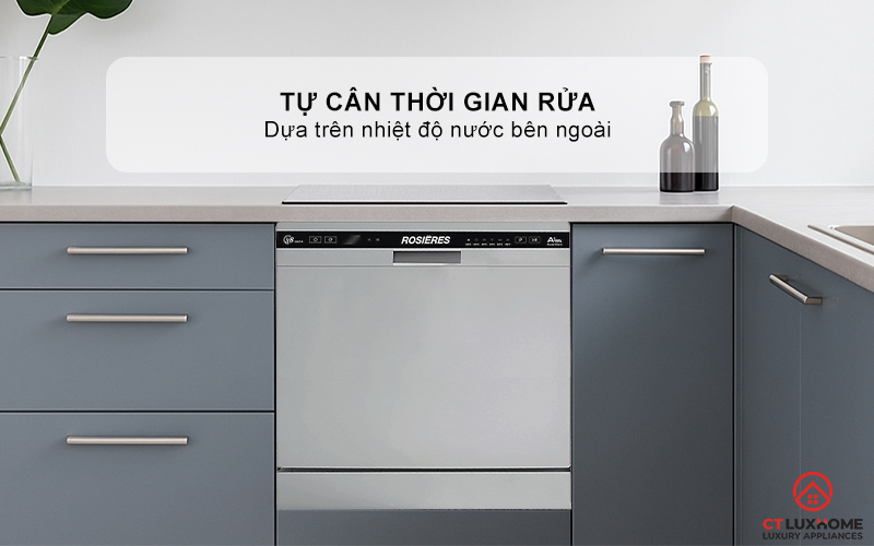 MÁY RỬA BÁT MINI 8 BỘ ROSIERES RDCP 8S-04 RDCP8S04 8