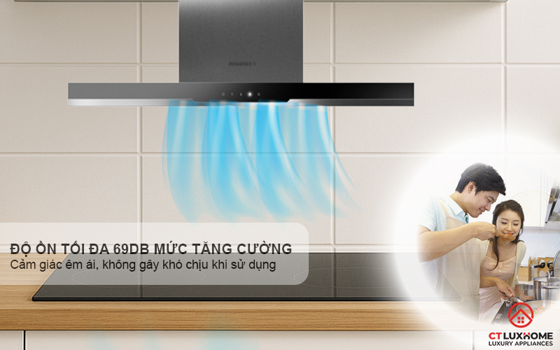 MÁY HÚT MÙI ỐNG KHÓI ROSIERES RDSV985PN NGANG 90CM 8