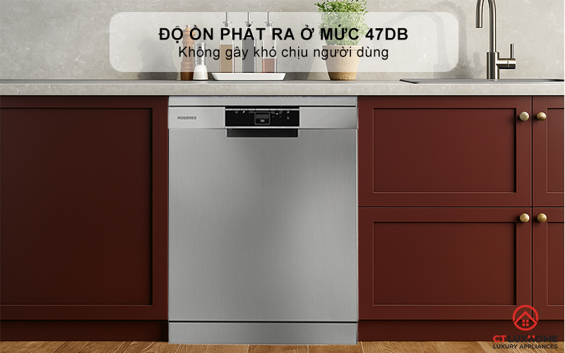 MÁY RỬA BÁT ĐỘC LẬP 13 BỘ  ROSIERES RF 3E7DX-04 RF3E7DX04 14