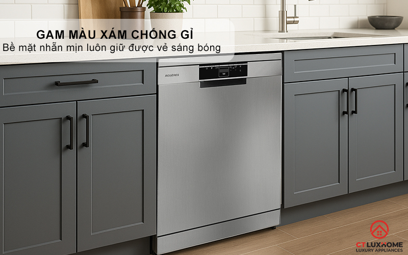 MÁY RỬA BÁT ĐỘC LẬP 13 BỘ  ROSIERES RF 3E7DX-04 RF3E7DX04 2