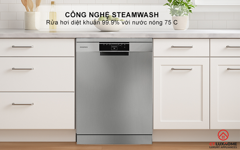 MÁY RỬA BÁT ĐỘC LẬP 13 BỘ  ROSIERES RF 3E7DX-04 RF3E7DX04 6