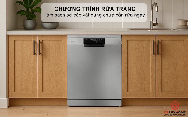 MÁY RỬA BÁT ĐỘC LẬP 13 BỘ  ROSIERES RF 3E7DX-04 RF3E7DX04 7