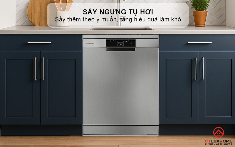 MÁY RỬA BÁT ĐỘC LẬP 13 BỘ  ROSIERES RF 3E7DX-04 RF3E7DX04 9