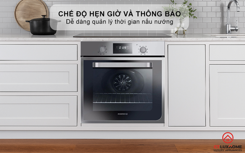 LÒ NƯỚNG ÂM TỦ ROSIERES RF43IN  55 LÍT MÀU INOX 9