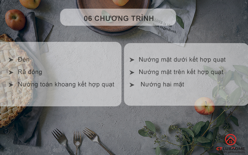 LÒ NƯỚNG ÂM TỦ ROSIERES RFI4064MIN  69 LÍT MÀU INOX 7