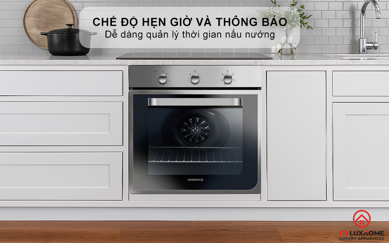 LÒ NƯỚNG ÂM TỦ ROSIERES RFI4064MIN  69 LÍT MÀU INOX 9