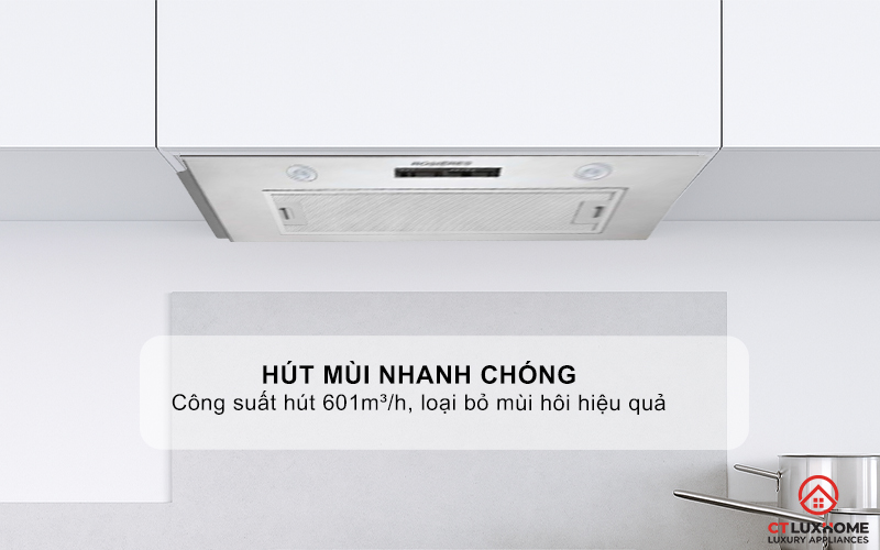 MÁY HÚT MÙI ÂM TỦ ROSIERES RHG580/1IN/1 NGANG 60CM RHG5801IN1 2