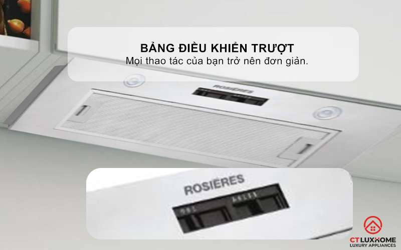 MÁY HÚT MÙI ÂM TỦ ROSIERES RHG580/1IN/1 NGANG 60CM RHG5801IN1 5