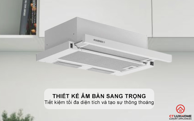 MÁY HÚT MÙI ÂM TỦ ROSIERES RHT6300LIN-60CM NGANG 60CM 1