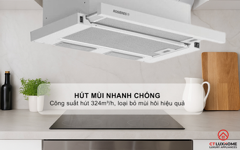 MÁY HÚT MÙI ÂM TỦ ROSIERES RHT6300LIN-60CM NGANG 60CM 2