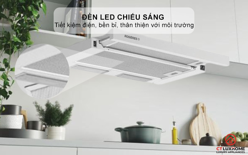 MÁY HÚT MÙI ÂM TỦ ROSIERES RHT6300LIN-60CM NGANG 60CM 3