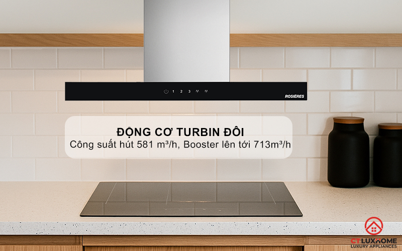 MÁY HÚT MÙI ỐNG KHÓI ROSIERES RTS7CGXE 70CM 2