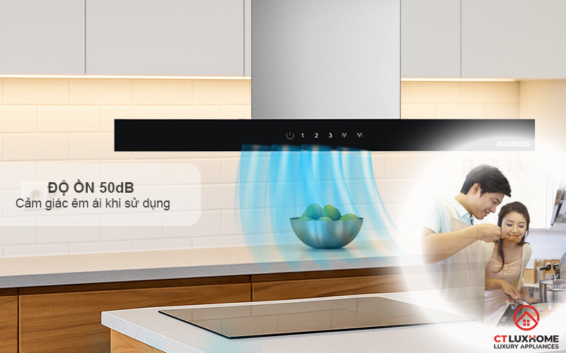 MÁY HÚT MÙI ỐNG KHÓI ROSIERES RTS7CGXE 70CM 6