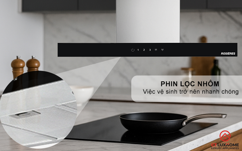 MÁY HÚT MÙI ỐNG KHÓI ROSIERES RTS7CGXE 70CM 7