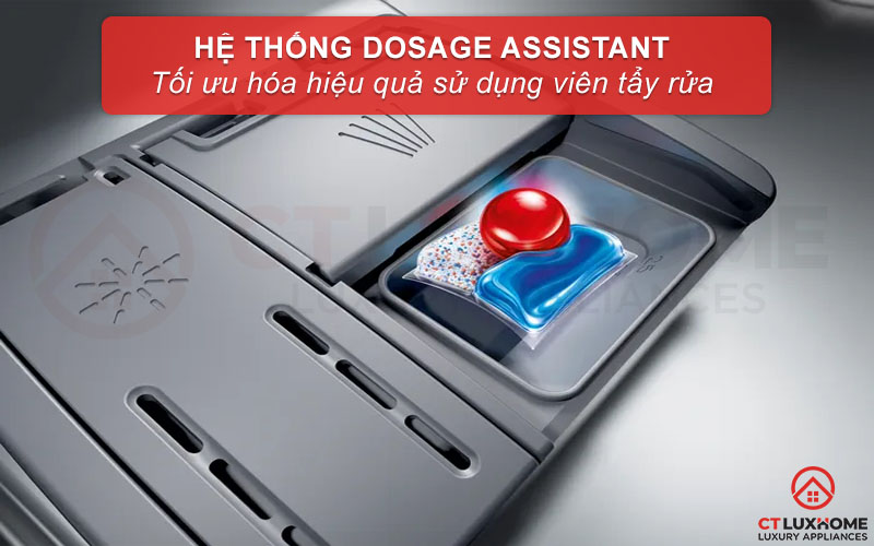 Hỗ trợ hòa tan viên tẩy rửa hiệu quả