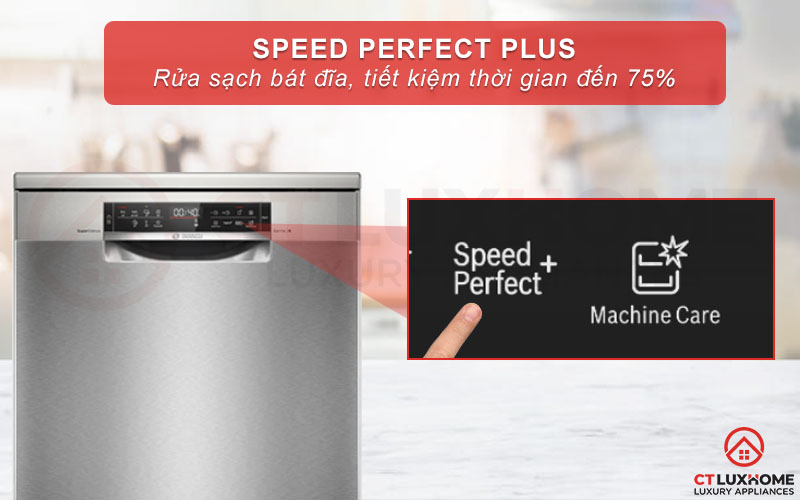 Tiết kiệm đến 75% thời gian với tính năng Speed Perfect plus