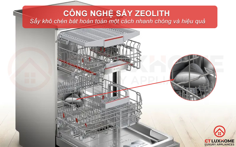 Sấy khô hoàn hảo với công nghệ Zeolith