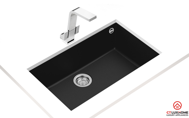 CHẬU ĐÁ LẮP NỔI 1 HỐ RỬA SQUARE 72.40 TG SQUARE7240TG 1