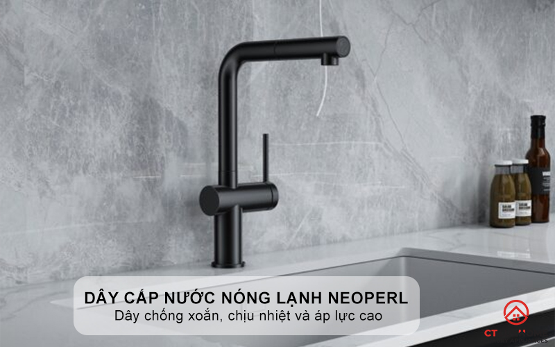 VÒI RỬA BÁT DÂY RÚT KONOX STREAM SMART GUN METAL STREAMSMARTGUNMETAL 10